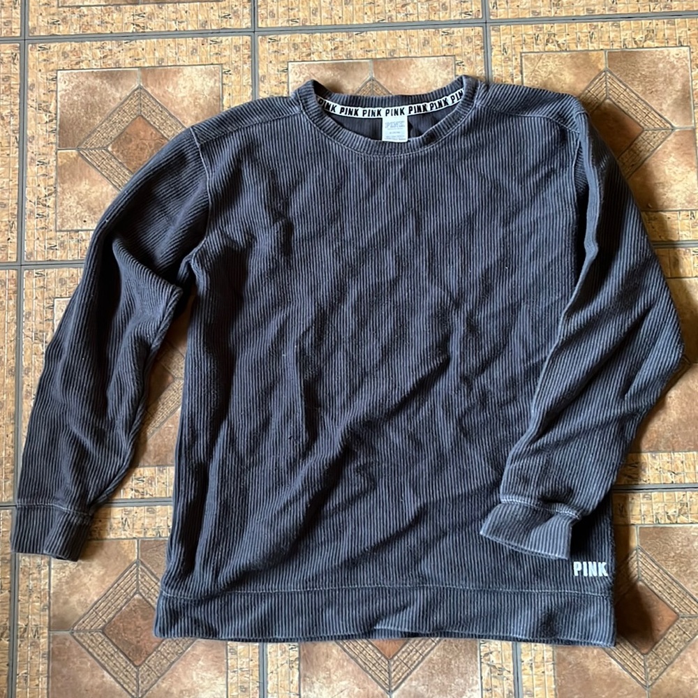 PINK VARISTY SWEATER SIZE M